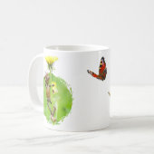 Mug avec elfes de glande dans la prairie (Devant gauche)