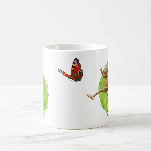 Mug avec elfes de glande dans la prairie (Centre)