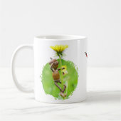 Mug avec elfes de glande dans la prairie (Gauche)
