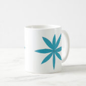 Mug avec étoile Turquoise (Devant droit)