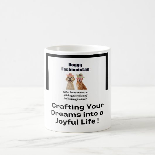 Mug avec expression de chien (Centre)