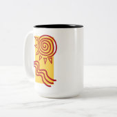 Mug avec extérieur blanc (Devant gauche)