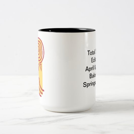 Mug avec extérieur blanc (Centre)