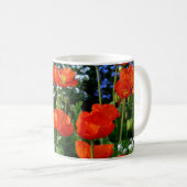 Mug avec fleurs colorées (Devant droit)