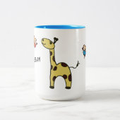 Mug avec girafe et oiseaux (Centre)