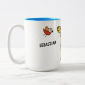 Mug avec girafe et oiseaux (Gauche)