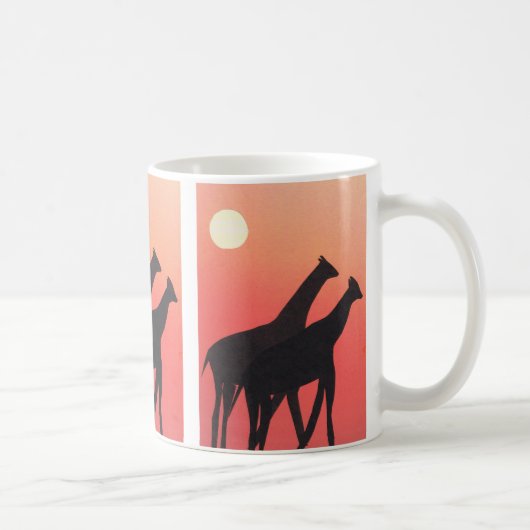 Mug avec Giraffe Design (Droite)
