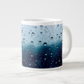 Mug avec gouttes de pluie (Devant droit)