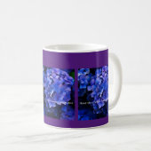 Mug avec Hydrangeas violet Passez-moi un ventilate (Devant droit)
