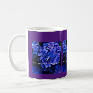 Mug avec Hydrangeas violet Passez-moi un ventilate