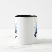 Mug avec illustration de chat mignon – Cadeau pour (Centre)