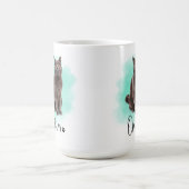 Mug avec illustration de chat mignon – Cadeau pour (Centre)