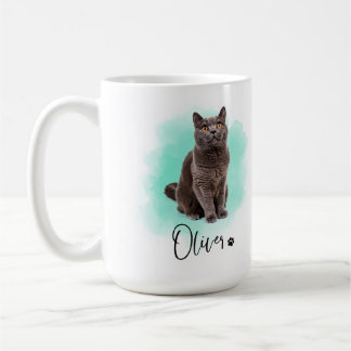 Mug avec illustration de chat mignon – Cadeau pour