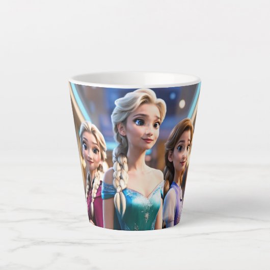 MUG AVEC IMAGE DE FILLE GELÉE (Devant)