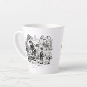 Mug avec image de jardinage antique (Angle gauche)