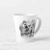 Mug avec image de jardinage antique (Angle droit)