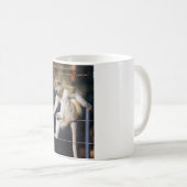 Mug avec image de singe et slogan (Devant droit)