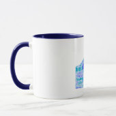 Mug avec impression au centre - Word Cloud (Gauche)