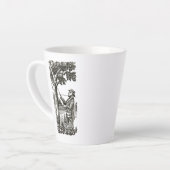 Mug avec jardinier antique (Angle gauche)