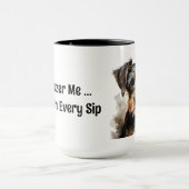 Mug avec joli portrait Schnauzer (Centre)