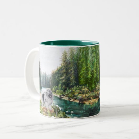 Mug avec Kees dans la forêt (Devant gauche)