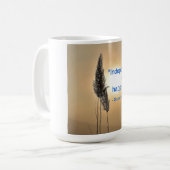 Mug avec la citation, "L'indépendance est le bonhe (Devant gauche)
