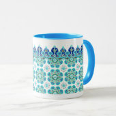 Mug avec la conception du chalet de campagne (Devant droit)