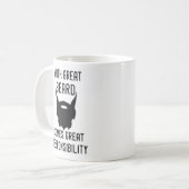 Mug Avec la grande barbe devient une grande responsabi (Devant gauche)