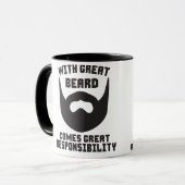 Mug Avec la grande barbe vient la grande (Devant gauche)