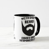 Mug Avec la grande barbe vient la grande (Devant droit)