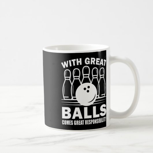 Mug Avec la grande vient grande responsabilité Bowler  (Droite)