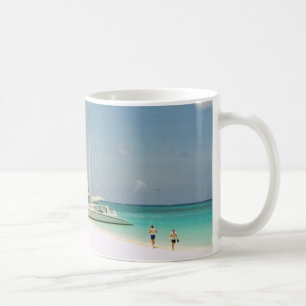 Mug avec la scène de la plage de Grand Cayman