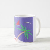 Mug avec la scène de plage (Devant droit)