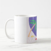 Mug avec la scène de plage (Gauche)
