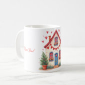 Mug avec le design de la Saint Valentin (Devant gauche)