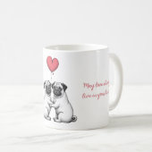 Mug avec le design de la Saint Valentin (Devant droit)