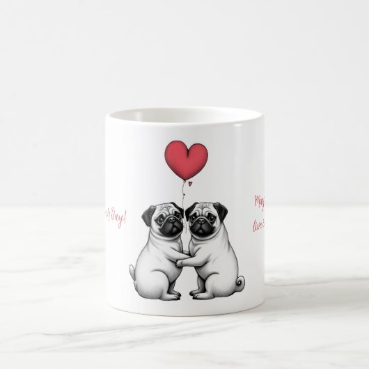 Mug avec le design de la Saint Valentin (Centre)