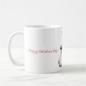 Mug avec le design de la Saint Valentin (Gauche)