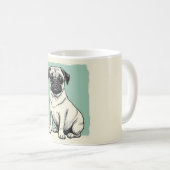 Mug avec le design de la Saint Valentin (Devant droit)