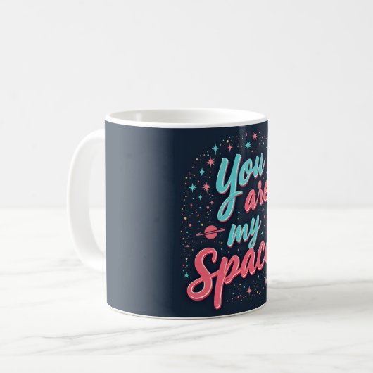 Mug avec le design de la Saint Valentin (Devant gauche)