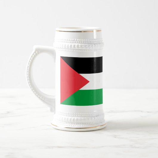 Mug avec le drapeau de la Palestine (Gauche)