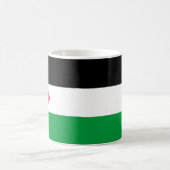 Mug avec le drapeau de la Palestine (Centre)