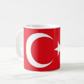Mug avec le drapeau de la Turquie (Devant gauche)