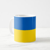 Mug avec le drapeau de l'Ukraine (Devant gauche)