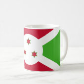 Mug avec le drapeau du Burundi (Devant droit)