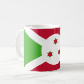 Mug avec le drapeau du Burundi (Devant gauche)