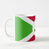 Mug avec le drapeau du Burundi (Gauche)