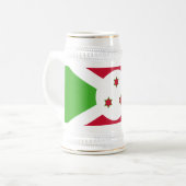Mug avec le drapeau du Burundi (Devant gauche)