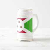 Mug avec le drapeau du Burundi (Devant droit)