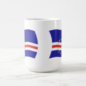 Mug avec le drapeau du Cap-Vert (Centre)